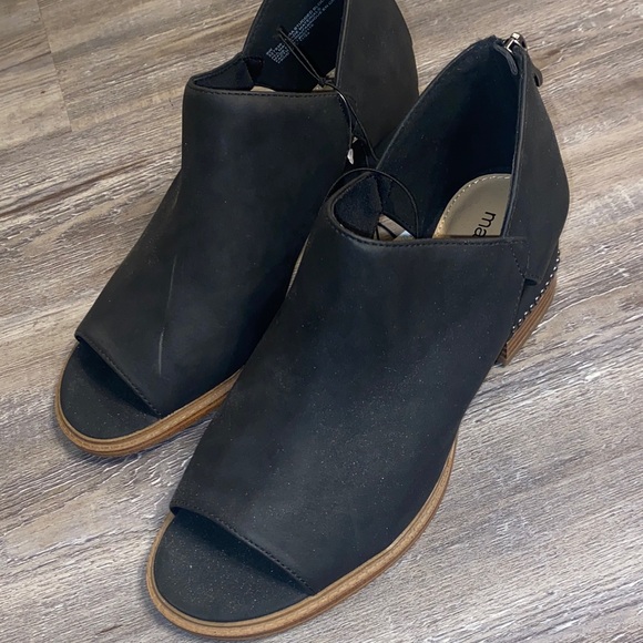 NWT MAURICES Ciara Open Toe Booties 9W - Picture 2 of 9